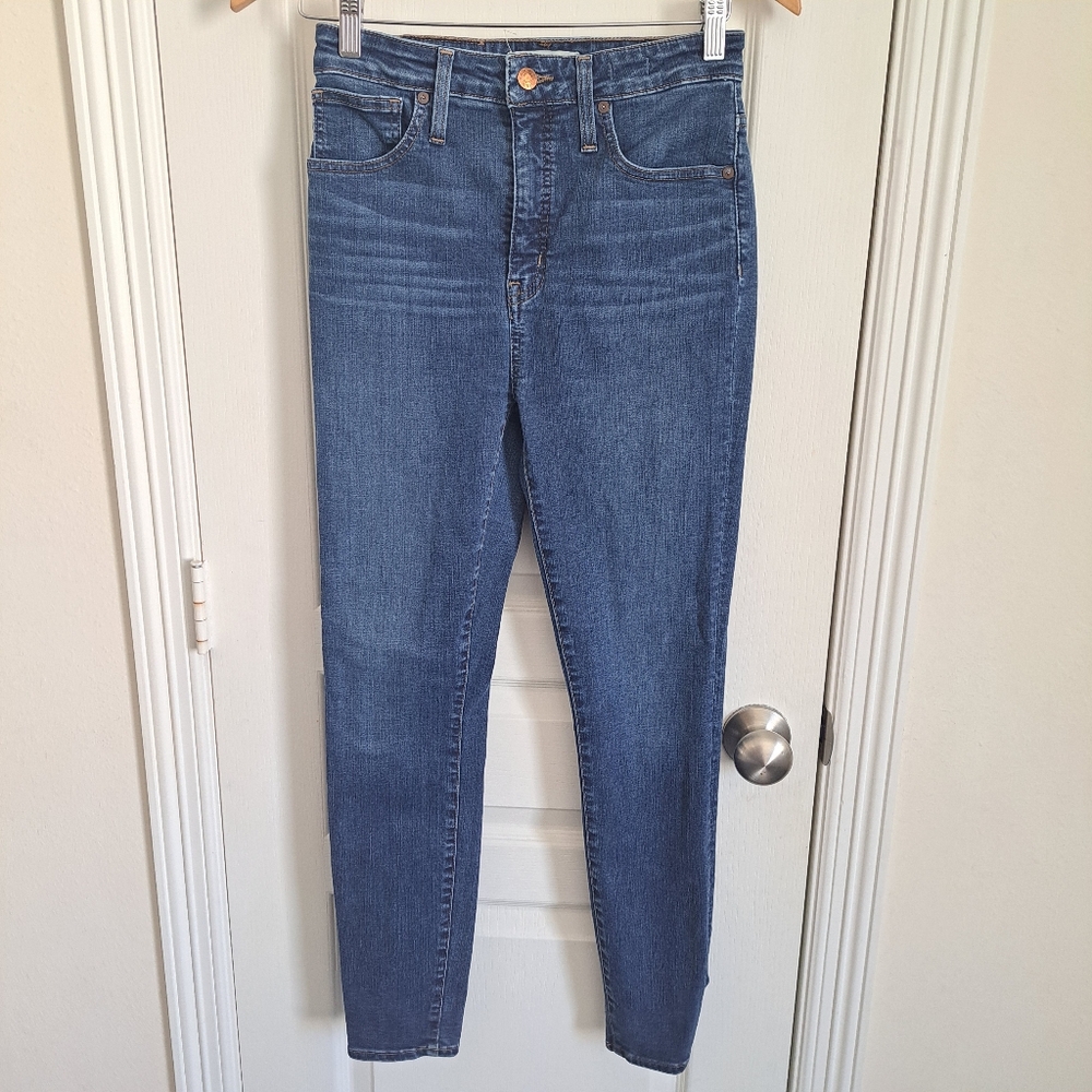Madewell Curvy High Rise Skinny Size 28 Blue